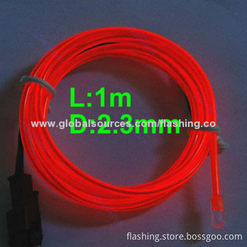 High brightness wonderful long lifespan colorful EL wire